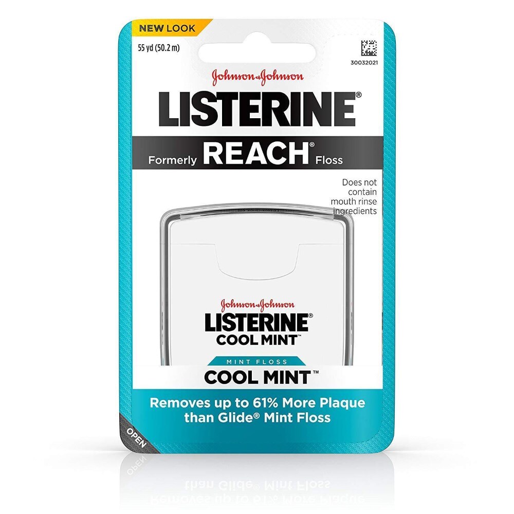 FLOSS 55YD COOLMINT LISTERINE